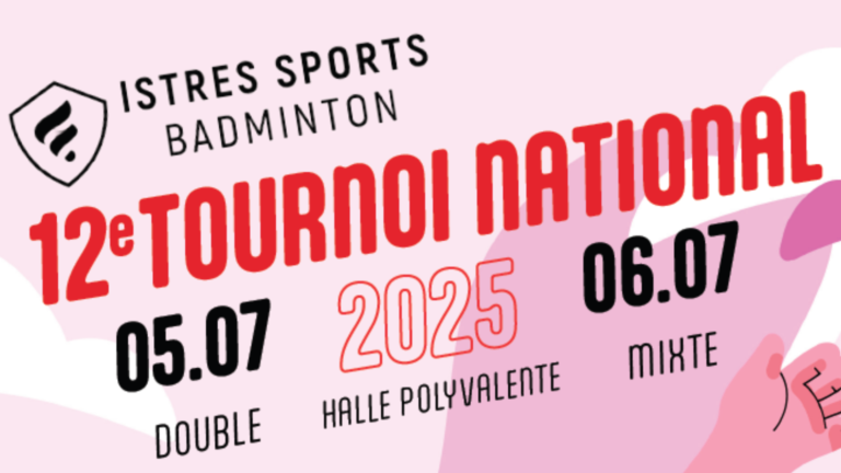 Istres accueille ce week-end le 12ᵉ Tournoi National de Badminton