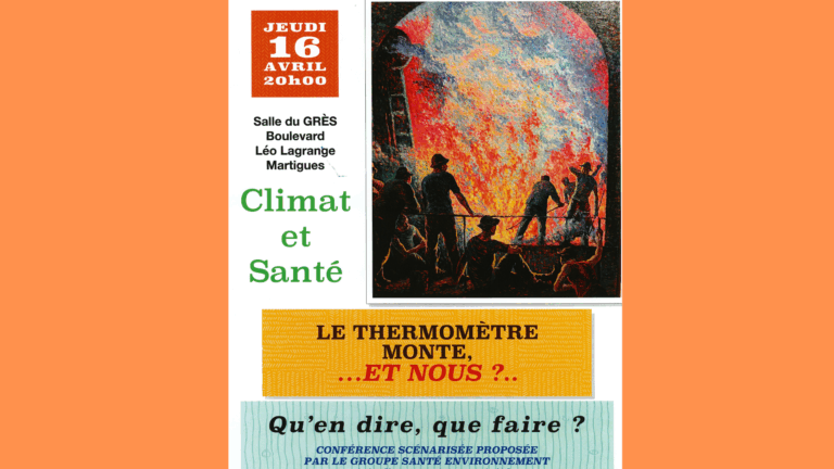 Conférence Climat et Santé : « Le thermomètre monte…et nous ? »