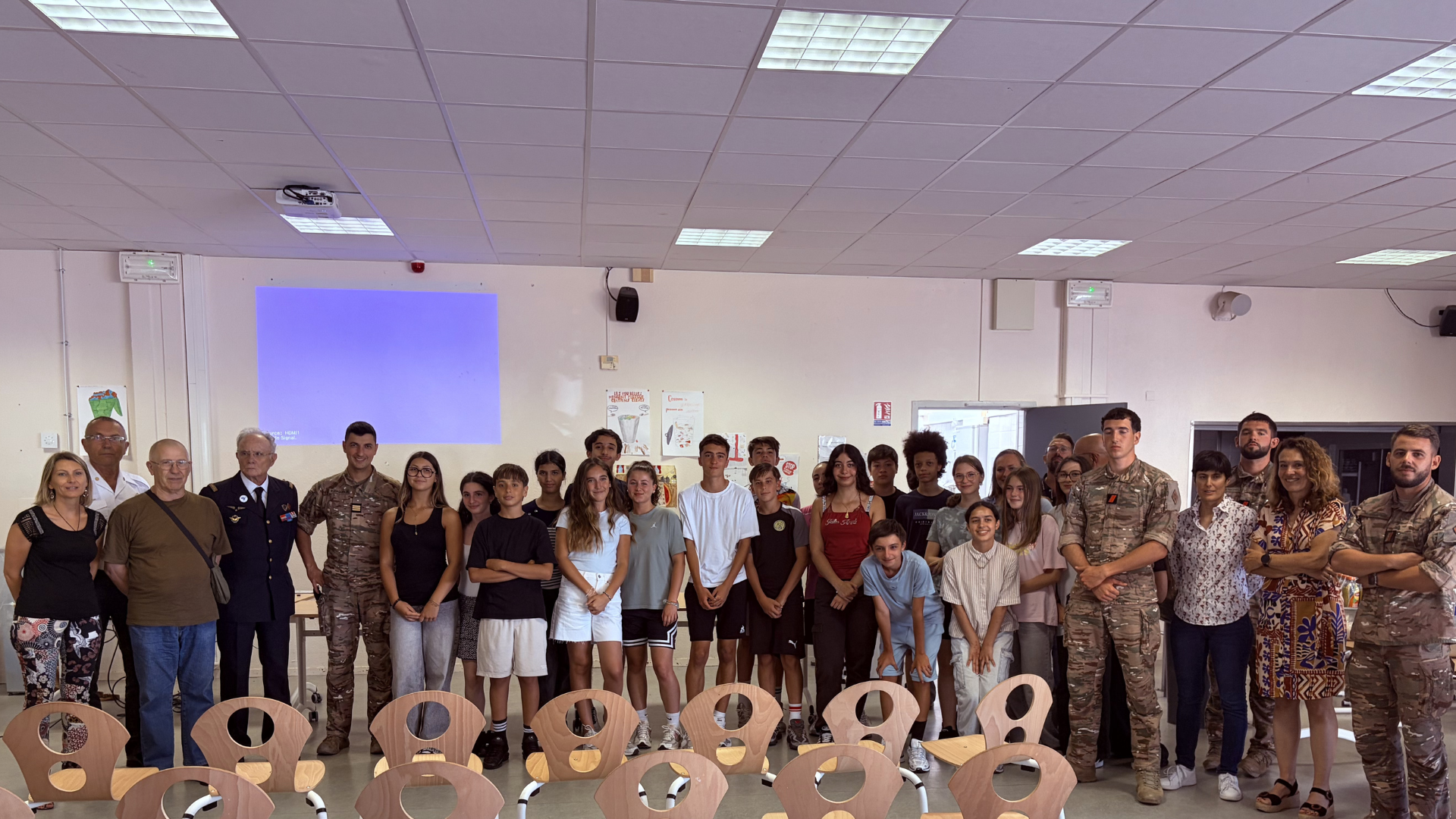 Cérémonie de fin d’année pour la Classe Défense du Collège A. Malraux